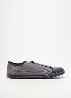 Baskets  bout rond gris LEVI'S homme