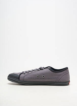 Baskets  bout rond gris LEVI'S homme