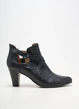Bottines/boots matière lisse talon de 7 à 9cm noir KARSTON femme