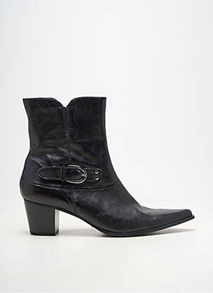 Bottines/boots matière lisse talon de 4 à 6cm noir KARSTON femme