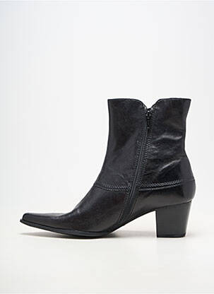 Bottines/boots matière lisse talon de 4 à 6cm noir KARSTON femme