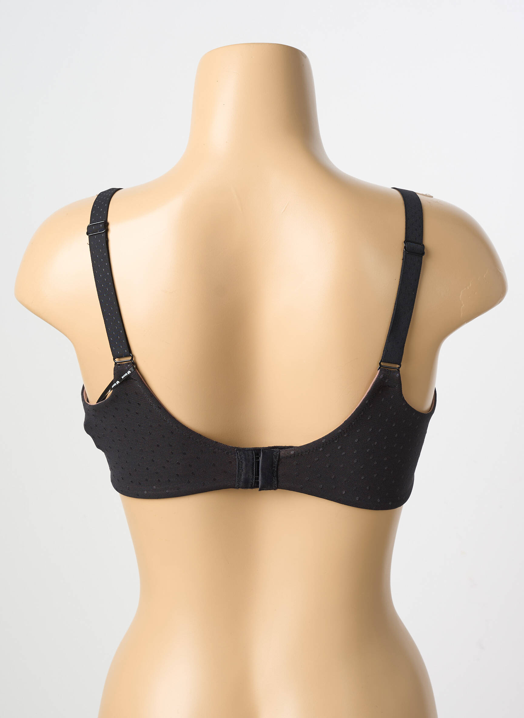 Soutien-gorge effet matière satinée haut soutien-gorge emboitant noir WACOAL femme