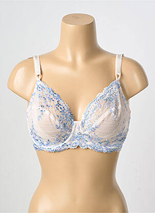 Soutien-gorge effet matière satinée haut soutien-gorge emboitant beige WACOAL femme