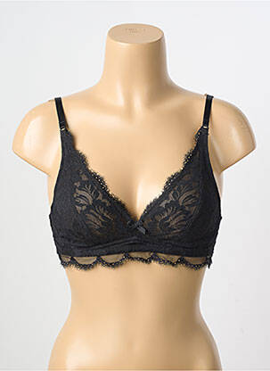 Soutien-gorge sans armature bralettes noir MEY femme