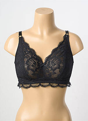 Soutien-gorge sans armature bralettes noir MEY femme