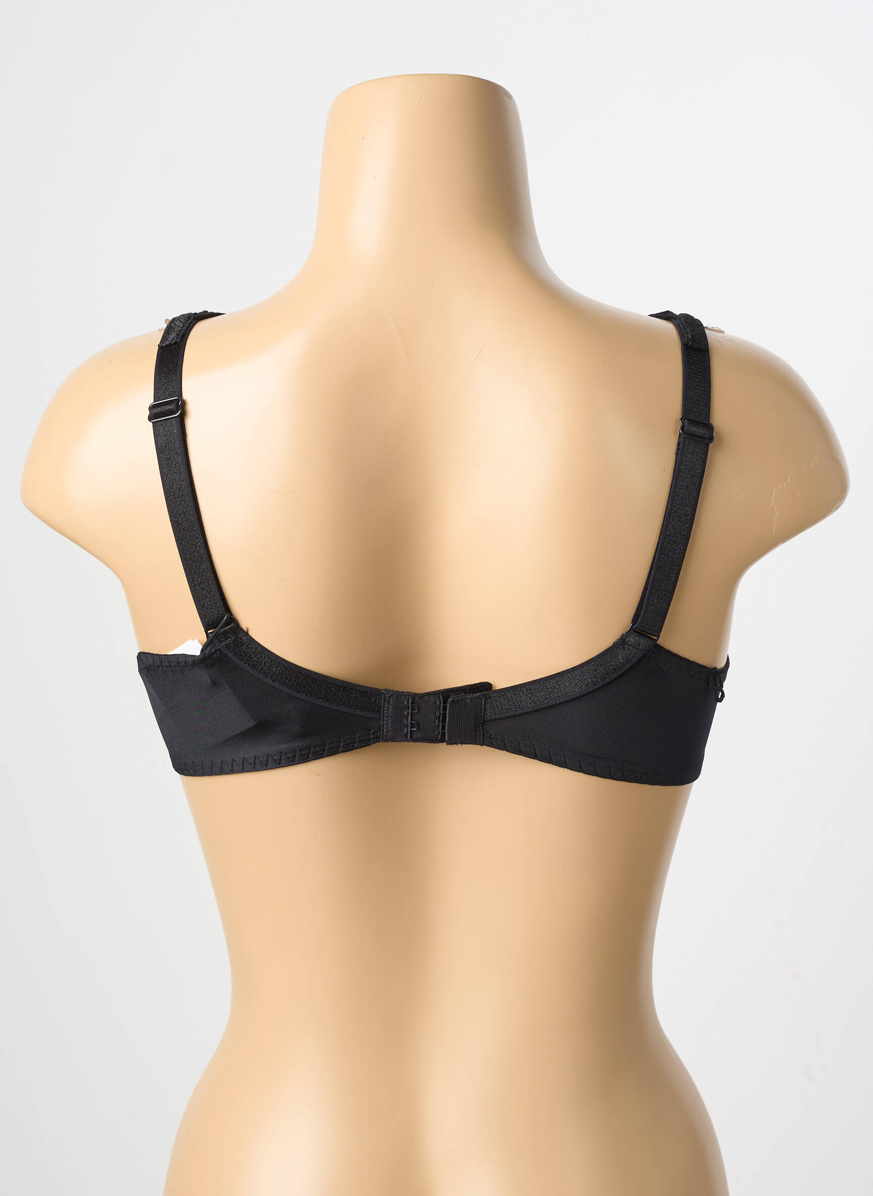 Soutien-gorge effet matière satinée haut soutien-gorge emboitant noir LOUISA BRACQ femme