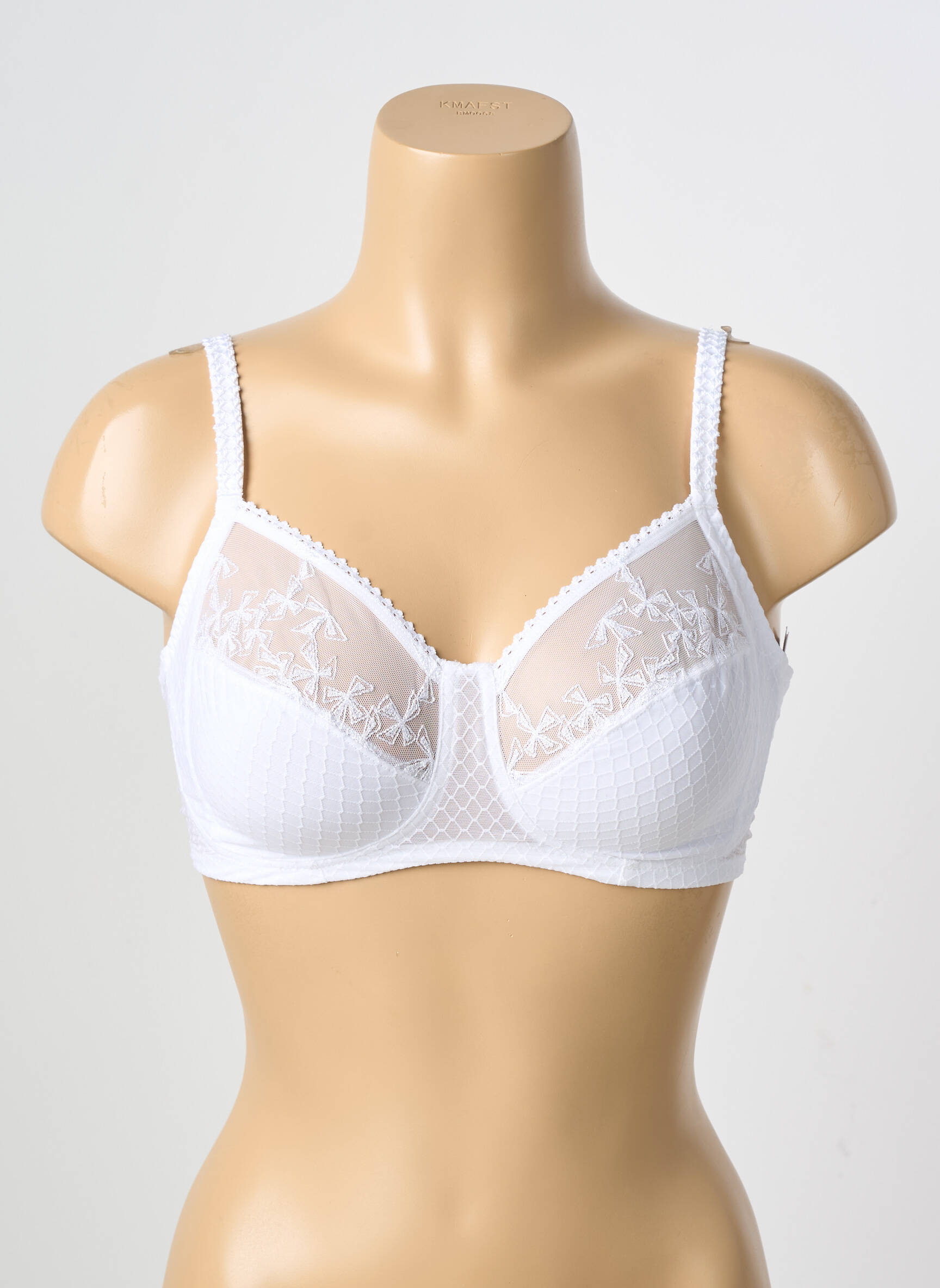 Soutien-gorge sans armature haut soutien-gorge emboitant blanc CHANTELLE femme