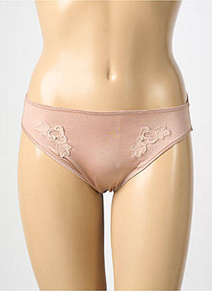 Culotte effet matière satinée marron CHANTELLE femme
