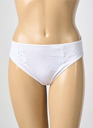 Culotte effet matière satinée blanc CHANTELLE femme