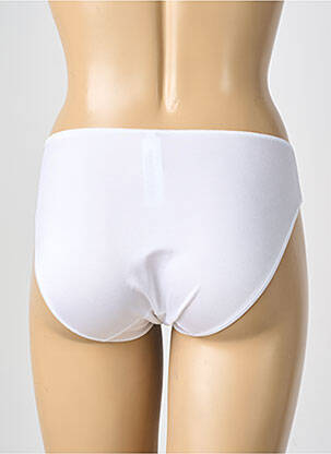 Culotte effet matière satinée blanc CHANTELLE femme