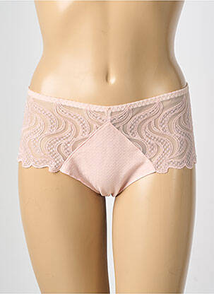 Shorty légère et transparente rose LOUISA BRACQ femme