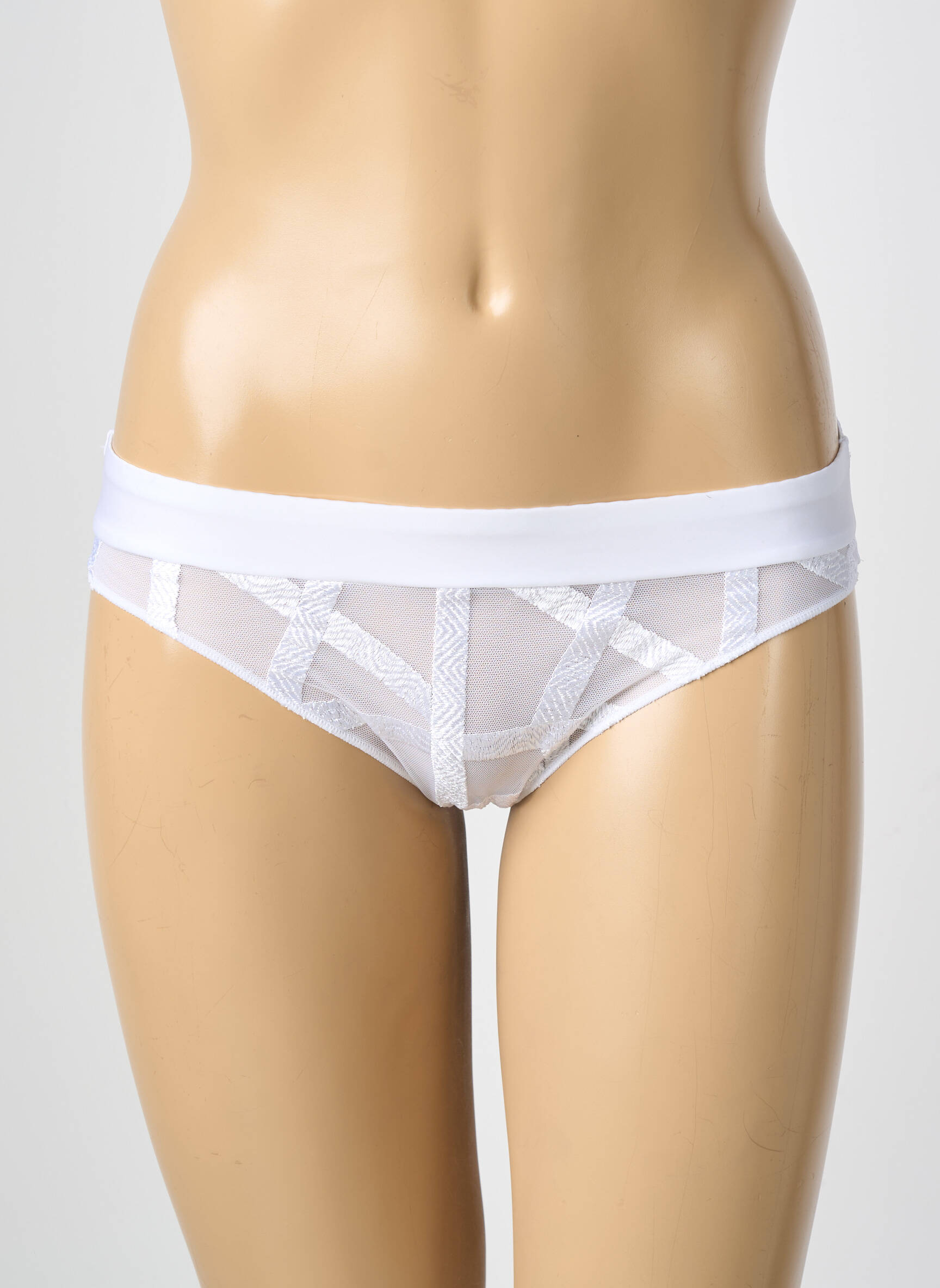 Culotte stretch blanc LOUISA BRACQ femme