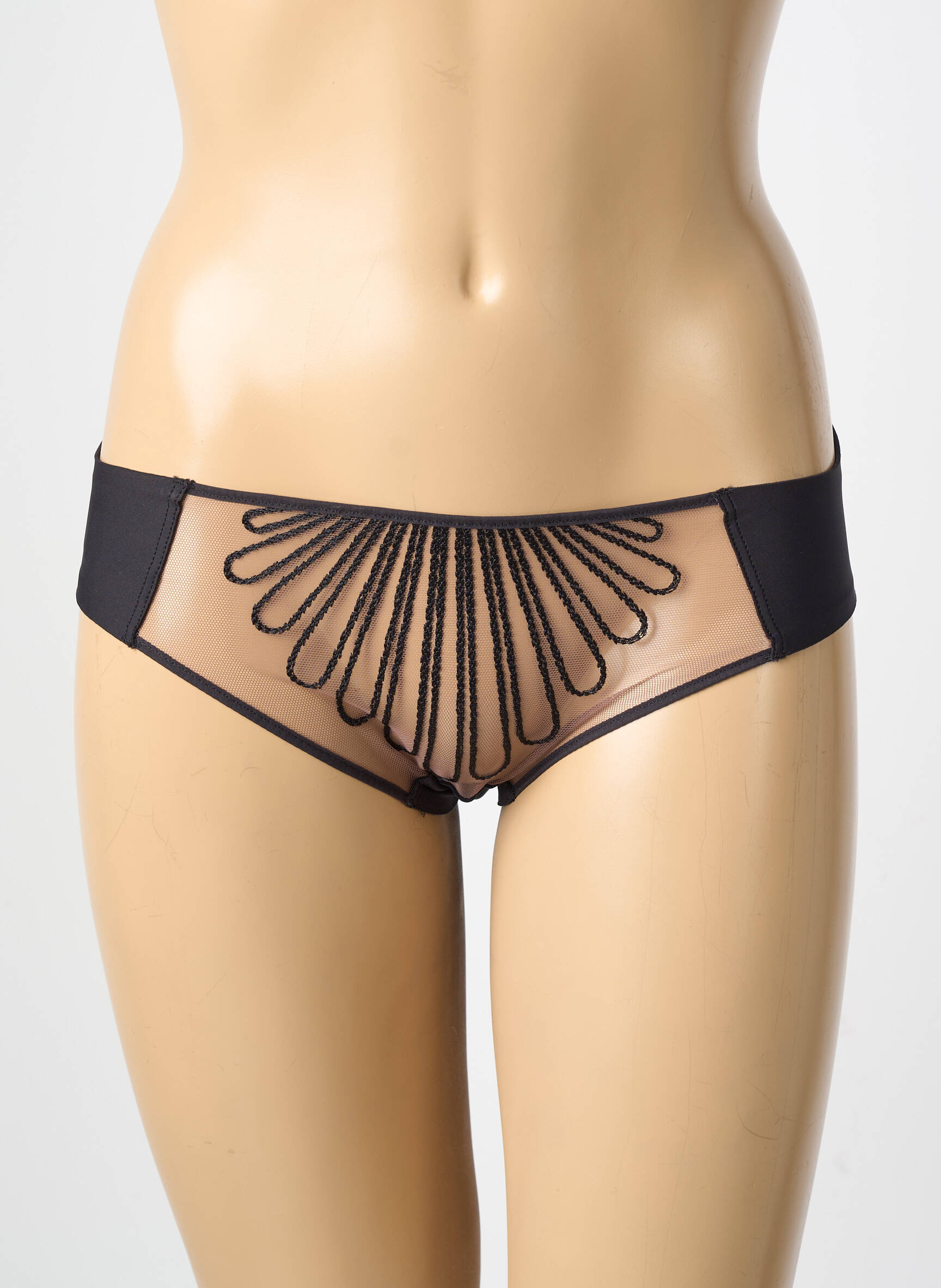Culotte légère et transparente noir CHANTELLE femme