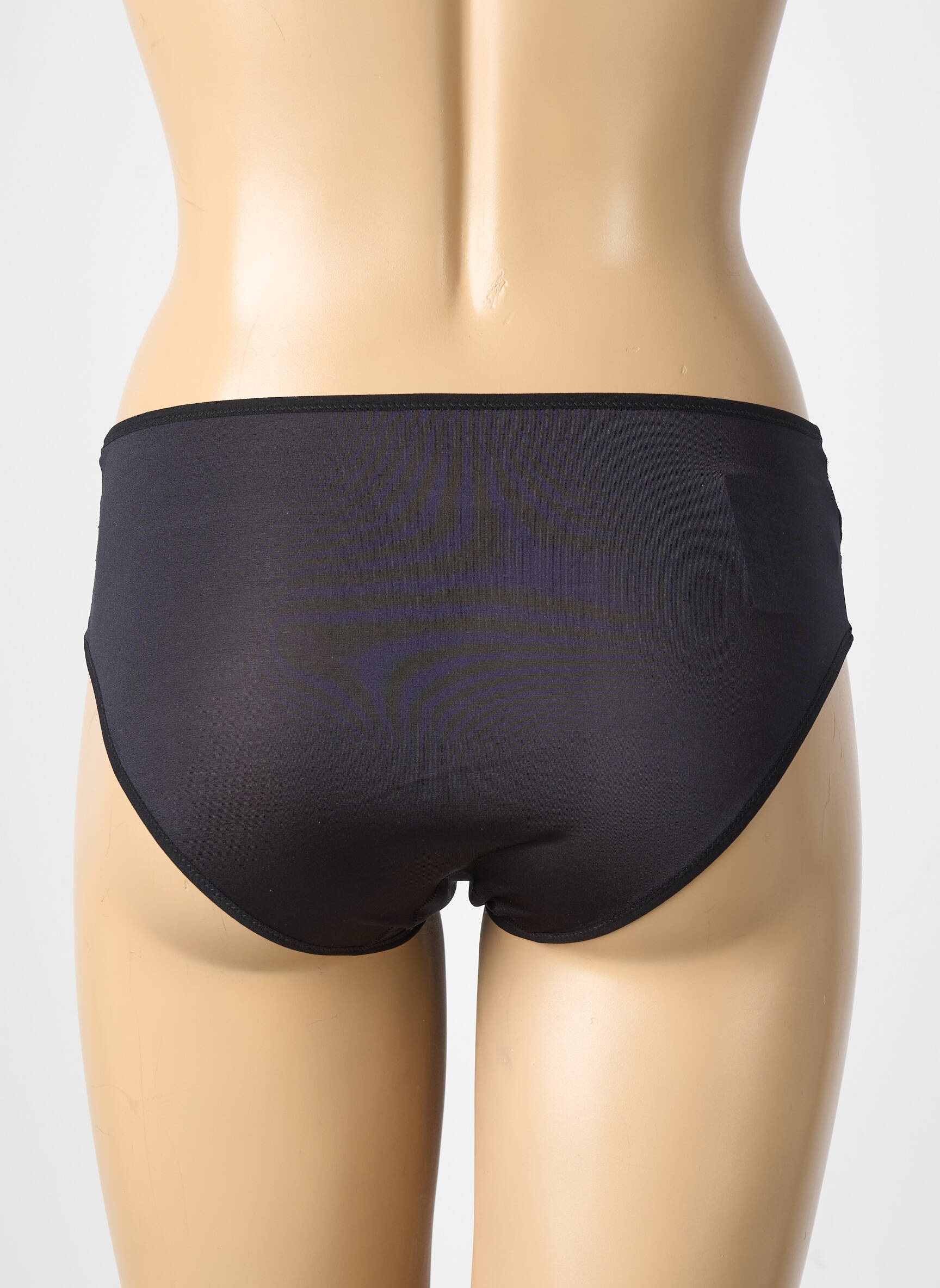 Culotte effet matière satinée noir LISANZA femme