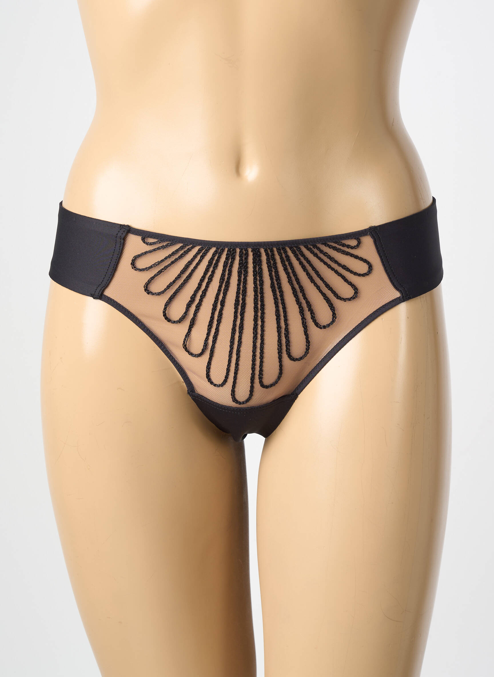 String légère et transparente noir CHANTELLE femme