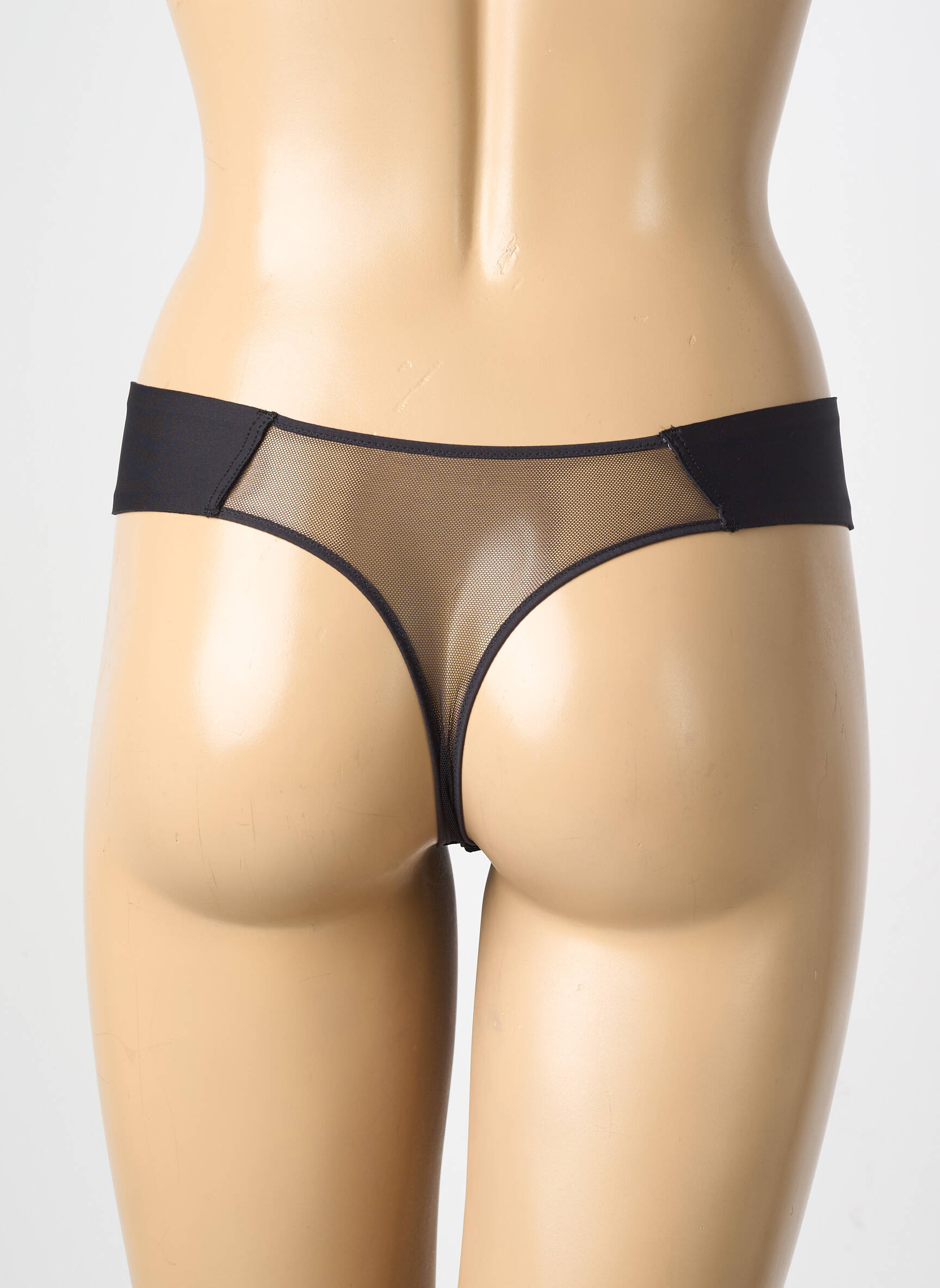 String légère et transparente noir CHANTELLE femme