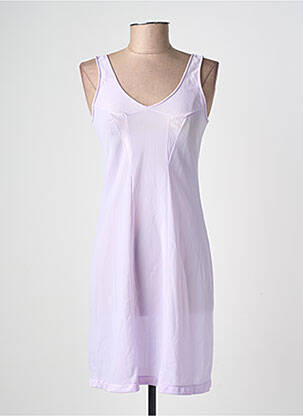 Nuisette/combinette effet matière satinée violet NEYRET femme