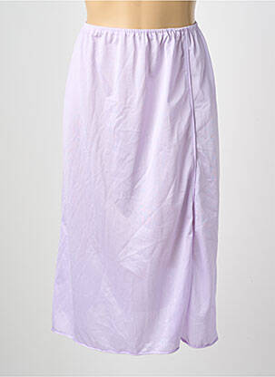 Jupon /fond de robe tissage satiné violet NEYRET femme