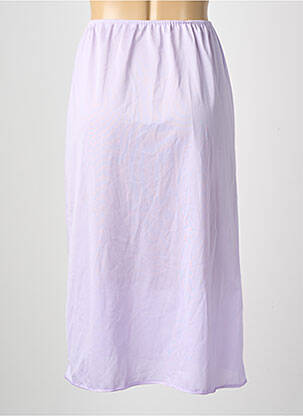 Jupon /fond de robe tissage satiné violet NEYRET femme