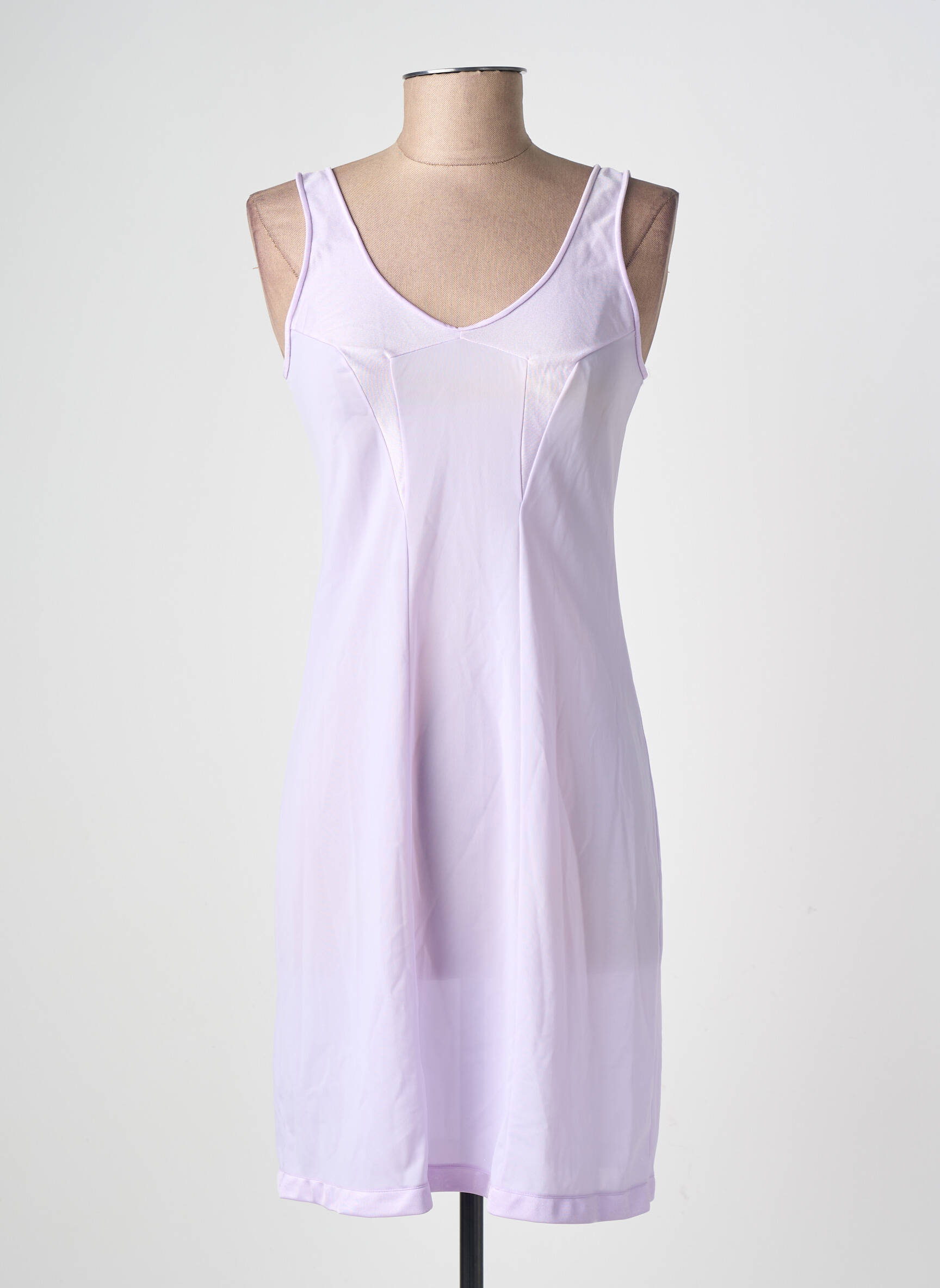 Nuisette/combinette effet matière satinée violet NEYRET femme
