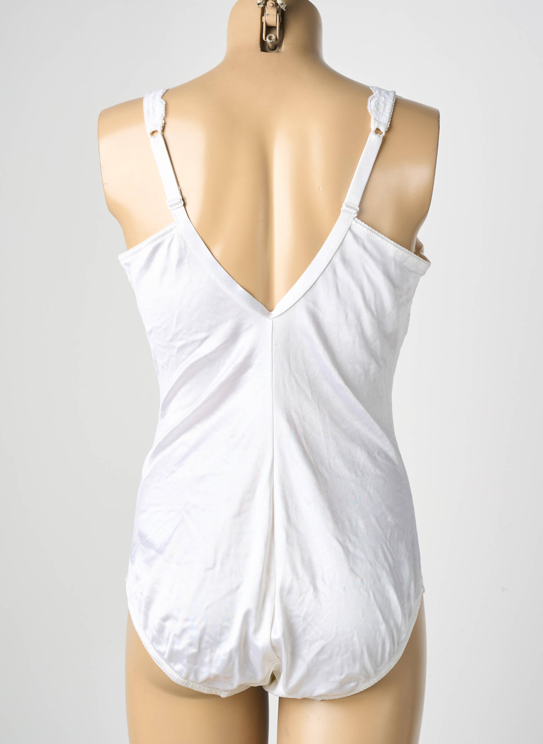 Body lingerie stretch blanc LISANZA femme