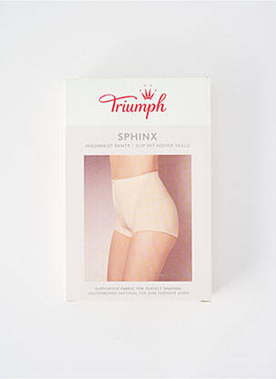 Culotte haute effet matière satinée beige TRIUMPH femme