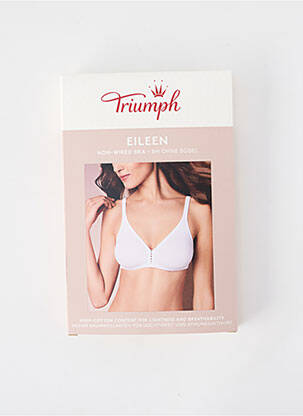 Soutien-gorge sans armature haut soutien-gorge emboitant blanc TRIUMPH femme