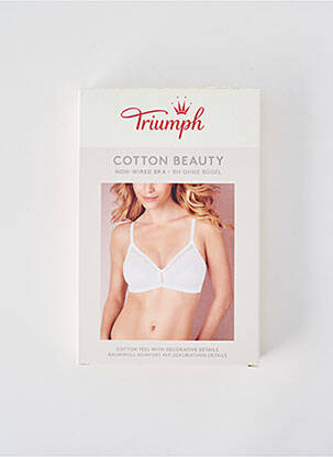 Soutien-gorge sans armature haut soutien-gorge emboitant blanc TRIUMPH femme