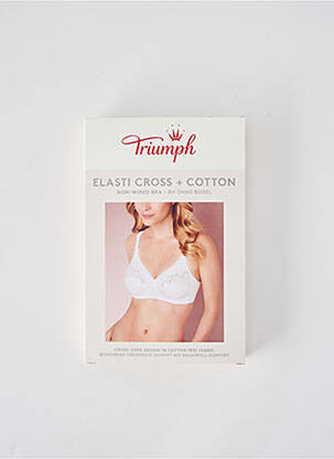 Soutien-gorge sans armature haut soutien-gorge emboitant blanc TRIUMPH femme