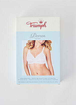 Soutien-gorge sans armature haut soutien-gorge emboitant blanc TRIUMPH femme