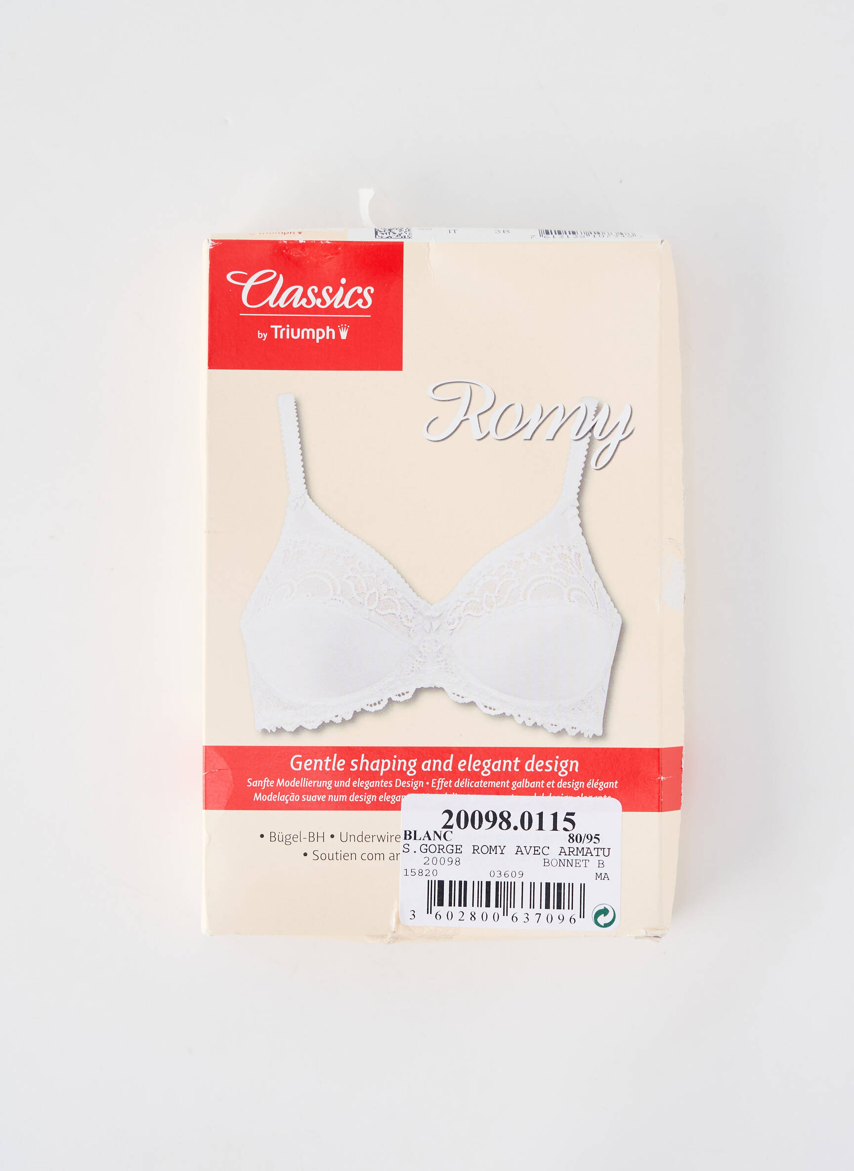 Soutien-gorge haut soutien-gorge emboitant haut soutien-gorge emboitant blanc TRIUMPH femme