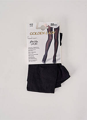 Collants stretch noir GOLDEN LADY femme