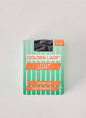 Collants stretch noir GOLDEN LADY femme