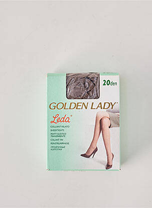 Collants stretch beige GOLDEN LADY femme