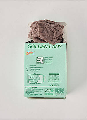 Collants stretch beige GOLDEN LADY femme