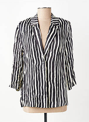 Blazer fermeture boutonnée sur le devant noir YERSE femme