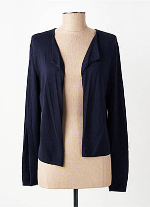 Gilet manches longues stretch bleu OUI femme
