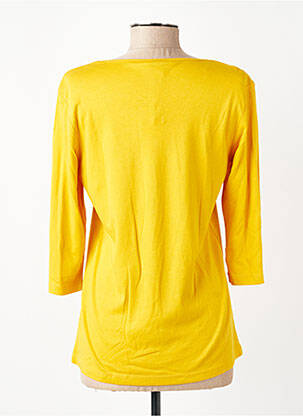 T-shirt manches 3/4 manches 3/4 jaune STREET ONE femme