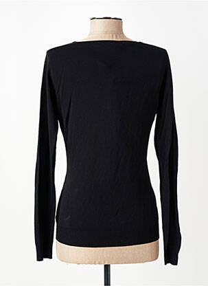 Pull coupe cintrée manches longues noir RINASCIMENTO femme