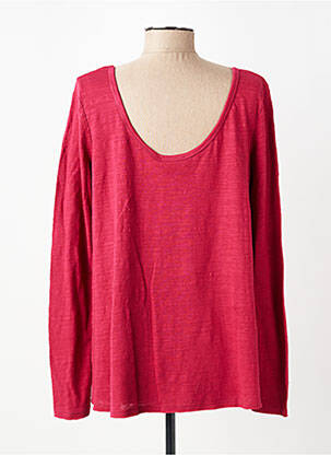 T-shirt manches longues manches longues rouge AMERICAN VINTAGE femme