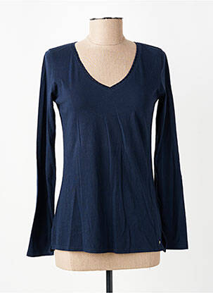 T-shirt manches longues manches longues bleu YERSE femme