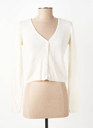 Gilet manches longues stretch beige SCHOOL RAG femme