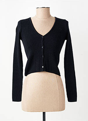 Gilet manches longues stretch noir SCHOOL RAG femme