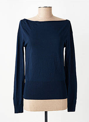 Pull col bateau manches longues bleu RINASCIMENTO femme