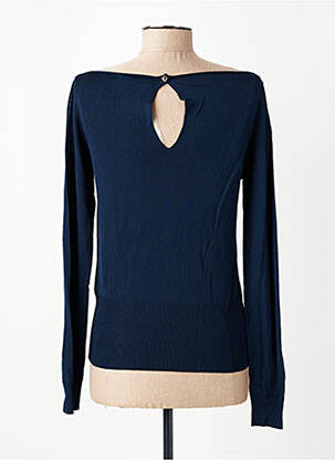 Pull col bateau manches longues bleu RINASCIMENTO femme