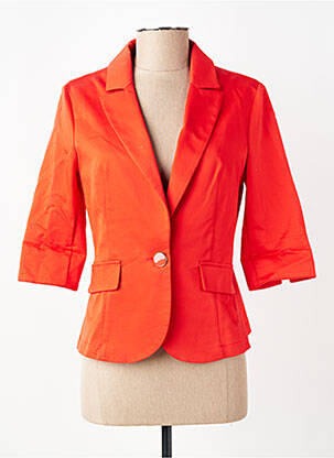 Blazer fausses poches orange RINASCIMENTO femme