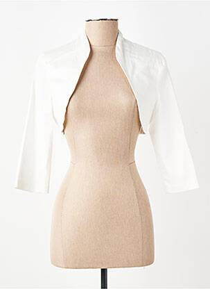 Boléro coupe cintrée beige RINASCIMENTO femme