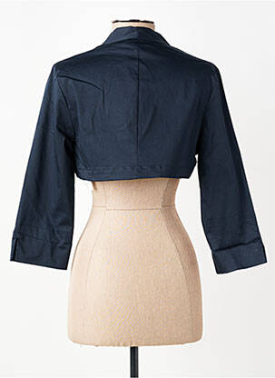 Boléro coupe cintrée bleu RINASCIMENTO femme