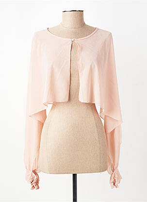 Boléro col rond rose RINASCIMENTO femme