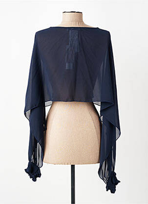 Boléro col rond bleu RINASCIMENTO femme